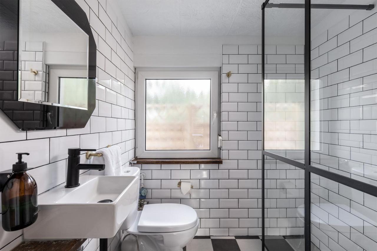 Am Grimnitzsee Gemutliches Tiny House Bungalow Mit Sauna Und Kamin Joachimsthal Εξωτερικό φωτογραφία