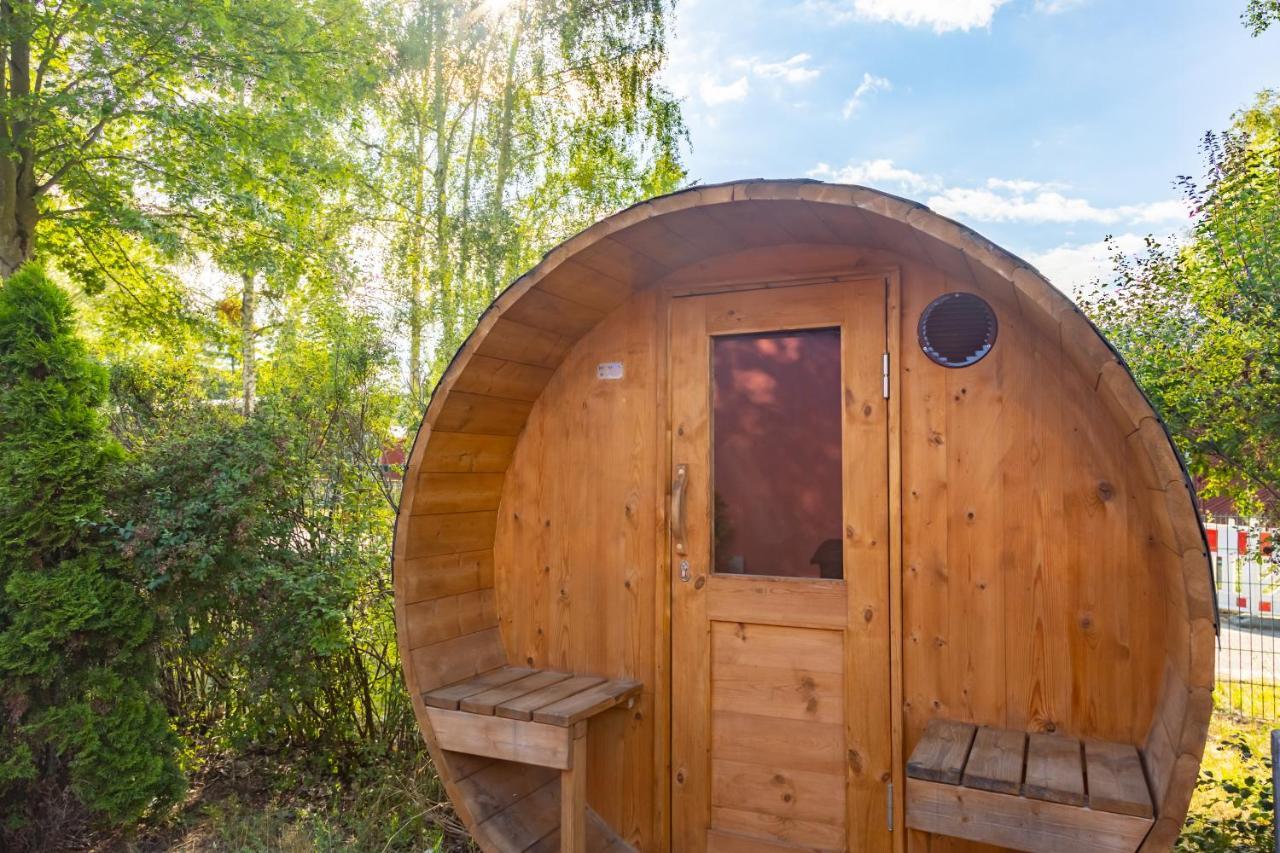 Am Grimnitzsee Gemutliches Tiny House Bungalow Mit Sauna Und Kamin Joachimsthal Εξωτερικό φωτογραφία